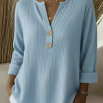 Lucía | Maglia Henley con maniche a tre quarti