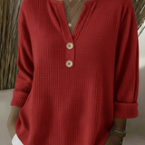 Lucía | Maglia Henley con maniche a tre quarti