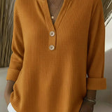 Lucía | Maglia Henley con maniche a tre quarti