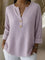 Lucía | Maglia Henley con maniche a tre quarti