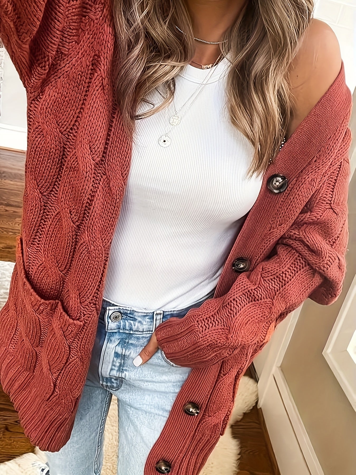 Luisa – Cardigan in maglia con scollo a V – 10