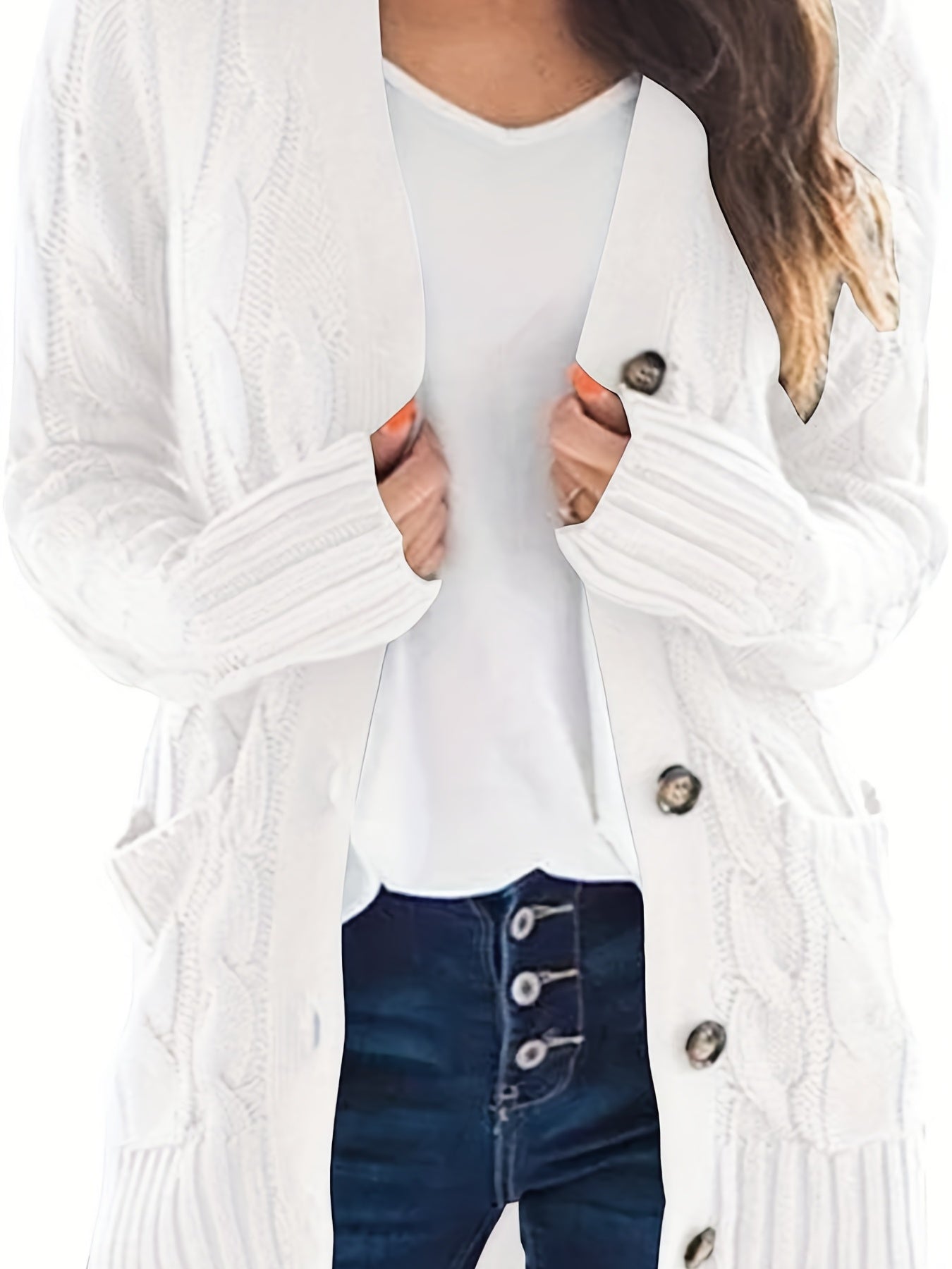 Luisa – Cardigan in maglia con scollo a V – 2