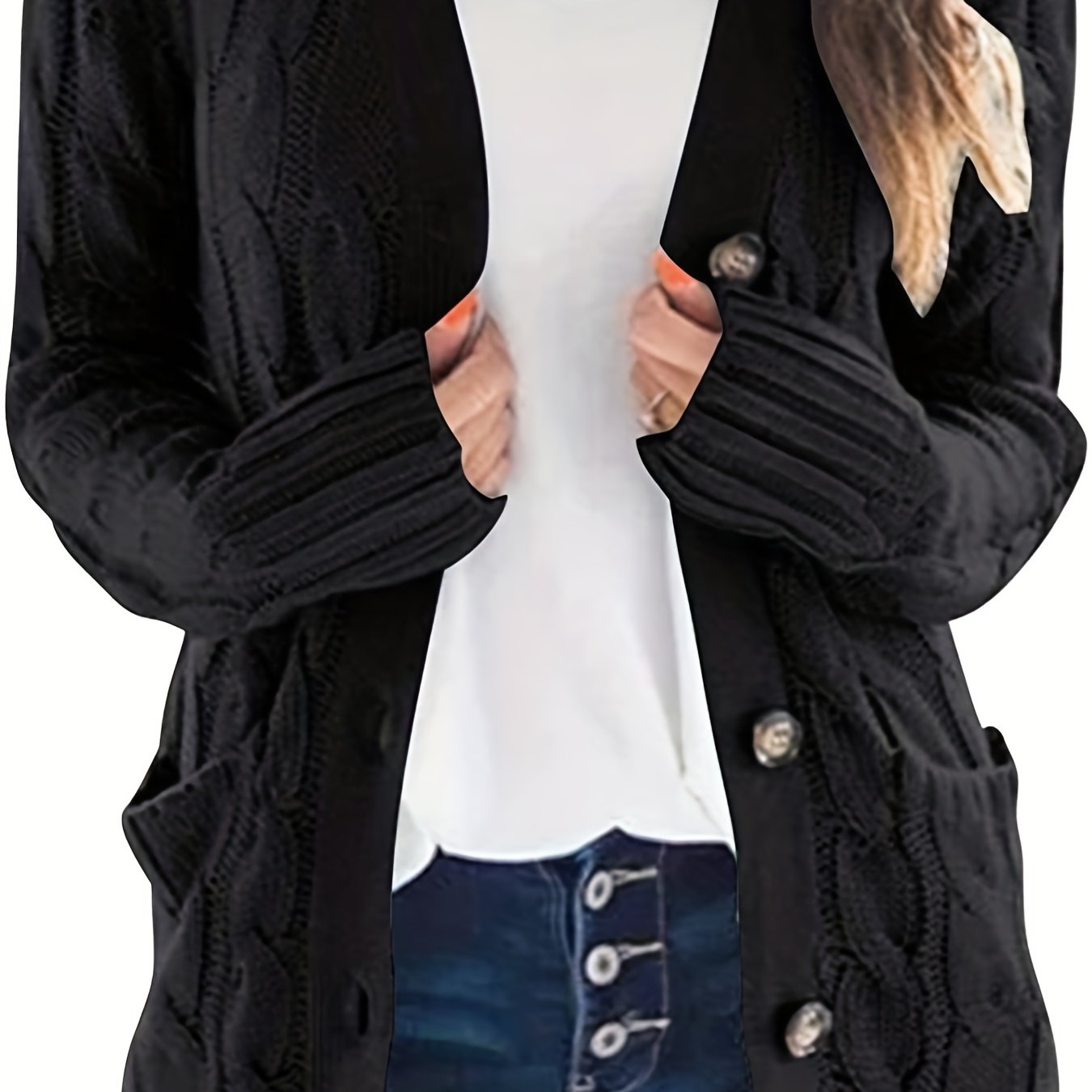 Luisa – Cardigan in maglia con scollo a V – 6