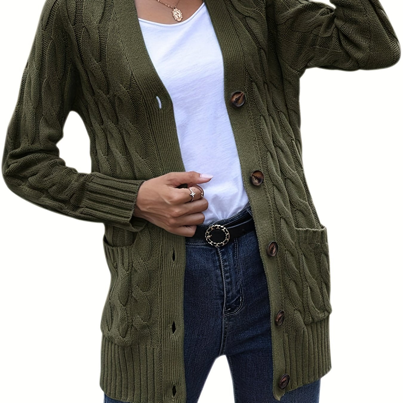 Luisa – Cardigan in maglia con scollo a V – 8