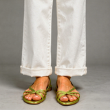 Ginevra | Elegantes Sandalias Doradas para el Verano