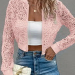 Colette | Giacca Donna Corta in Pizzo con Zip