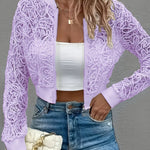 Colette | Giacca Donna Corta in Pizzo con Zip