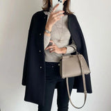 Cappotto lungo oversize elegante da donna