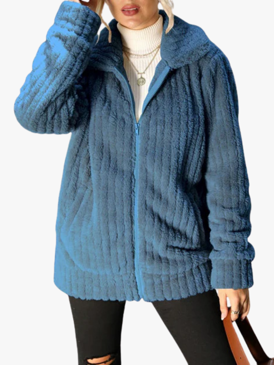 Manuela – Cappotto effetto peluche – 1