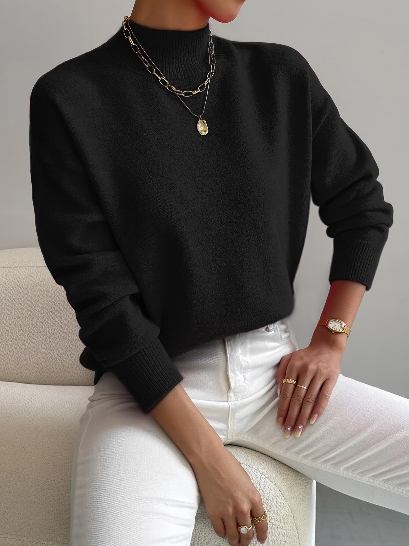 HAYLIE™|MAGLIONE DOLCEVITA CHIC