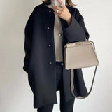 Cappotto lungo oversize elegante da donna