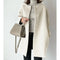 Cappotto lungo oversize elegante da donna