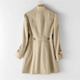 Cappotto elegante da donna sagomato con bottoni raffinati e taglio strutturato