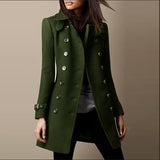 Cappotto elegante da donna doppiopetto