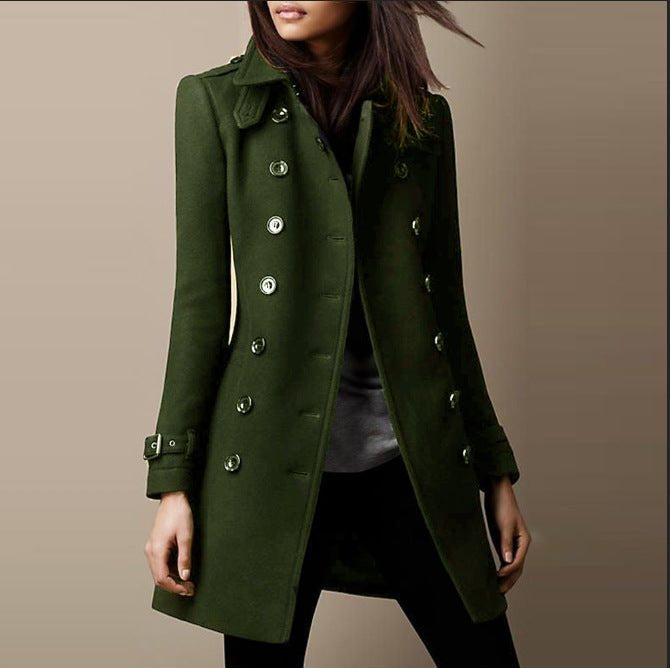 Cappotto elegante da donna doppiopetto
