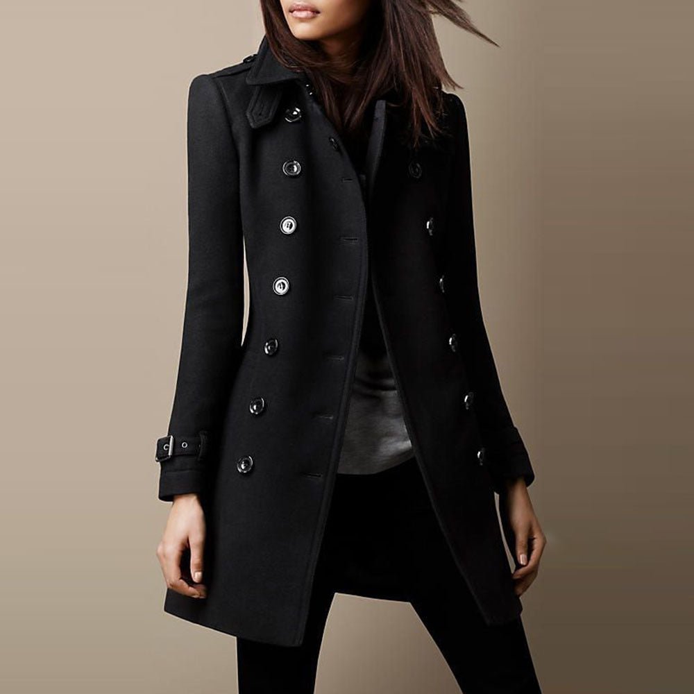 Cappotto elegante da donna doppiopetto