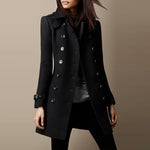 Cappotto elegante da donna doppiopetto