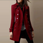 Cappotto elegante da donna doppiopetto