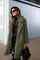 Cappotto teddy lungo da donna