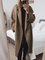 Cappotto oversize elegante da donna doppiopetto