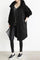 Cappotto lungo da donna con cappuccio e bottoni classici