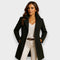 Cappotto da donna con collo a revers e chiusura con bottoni