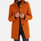 Cappotto elegante da donna con collo alto e bottoni