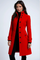 Cappotto lungo elegante da donna dal taglio aderente con bottoni