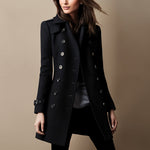 Cappotto elegante da donna doppiopetto
