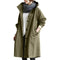 Cappotto lungo da donna dal taglio rilassato con collo alto