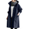 Cappotto lungo da donna dal taglio rilassato con collo alto