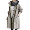 Cappotto lungo da donna dal taglio rilassato con collo alto