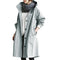 Cappotto lungo da donna dal taglio rilassato con collo alto