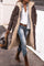Cappotto lungo trapuntato da donna con cappuccio