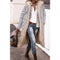 Cappotto lungo trapuntato da donna con cappuccio