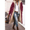 Cappotto lungo trapuntato da donna con cappuccio