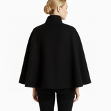 Cappotto a mantella elegante da donna con cintura