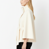 Cappotto a mantella elegante da donna con cintura