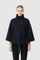 Cappotto a mantella elegante da donna con cintura