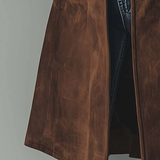 Trench da donna con bottoni e collo a revers