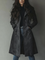 Trench da donna con bottoni e collo a revers