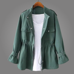 Cappotto casual da donna con tasche funzionali
