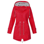 Lilaan – Impermeabile lungo da donna idrorepellente ed elegante
