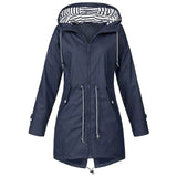 Lilaan – Impermeabile lungo da donna idrorepellente ed elegante