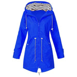 Lilaan – Impermeabile lungo da donna idrorepellente ed elegante