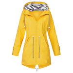 Lilaan – Impermeabile lungo da donna idrorepellente ed elegante