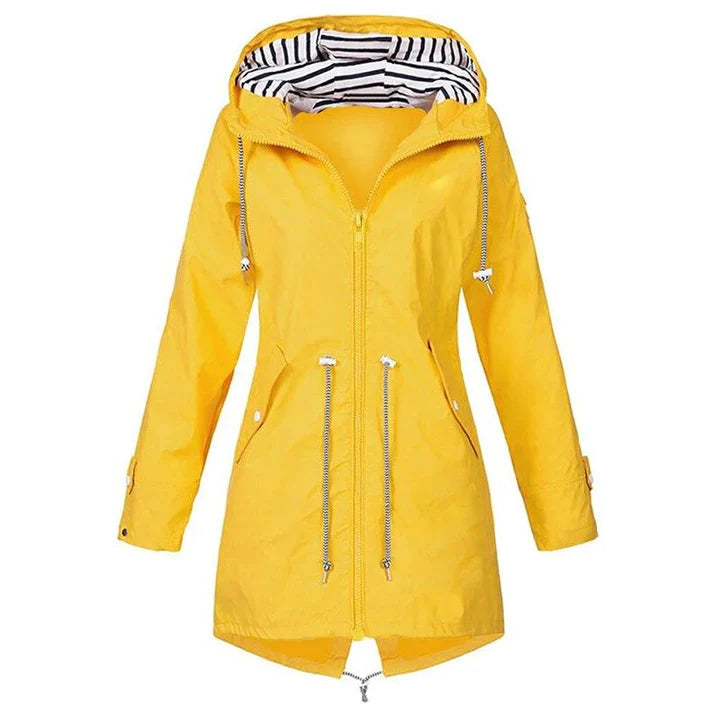 Lilaan – Impermeabile lungo da donna idrorepellente ed elegante