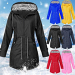 Lilaan – Impermeabile lungo da donna idrorepellente ed elegante