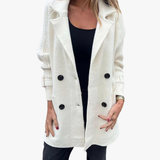 Marta – Cappotto lungo con maniche a contrasto – 1