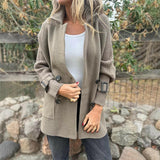 Marta – Cappotto lungo con maniche a contrasto – 2